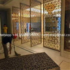 China Decorative metal work for Hotel Screen Partition Restaurant Screen Partition Wall panel supplier